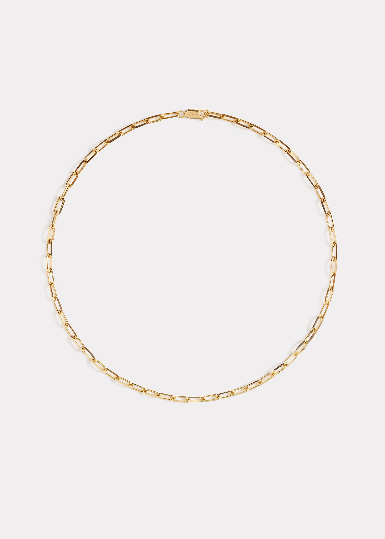 Crew-neck chain 18kt gold