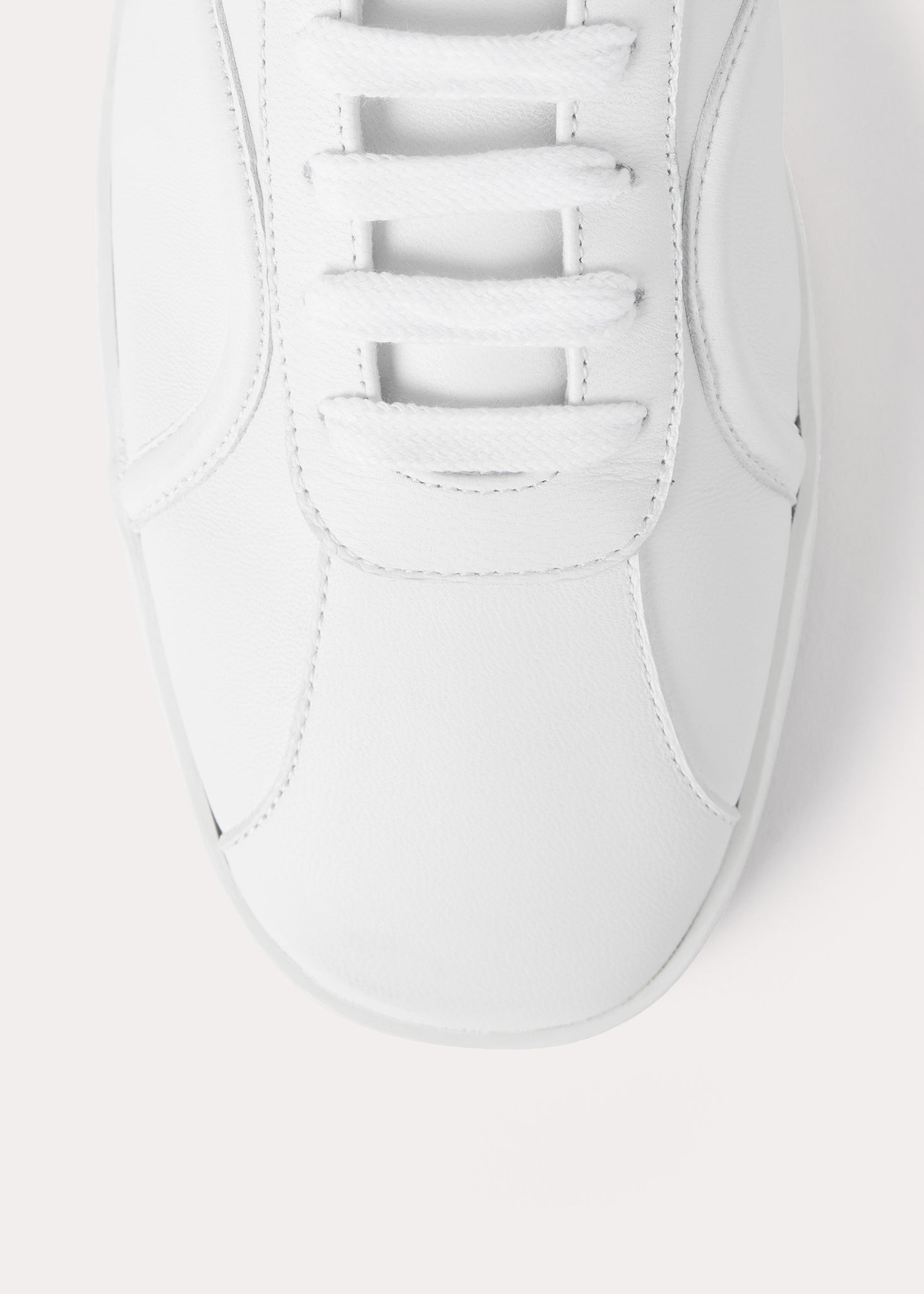 The Leather Sneaker white