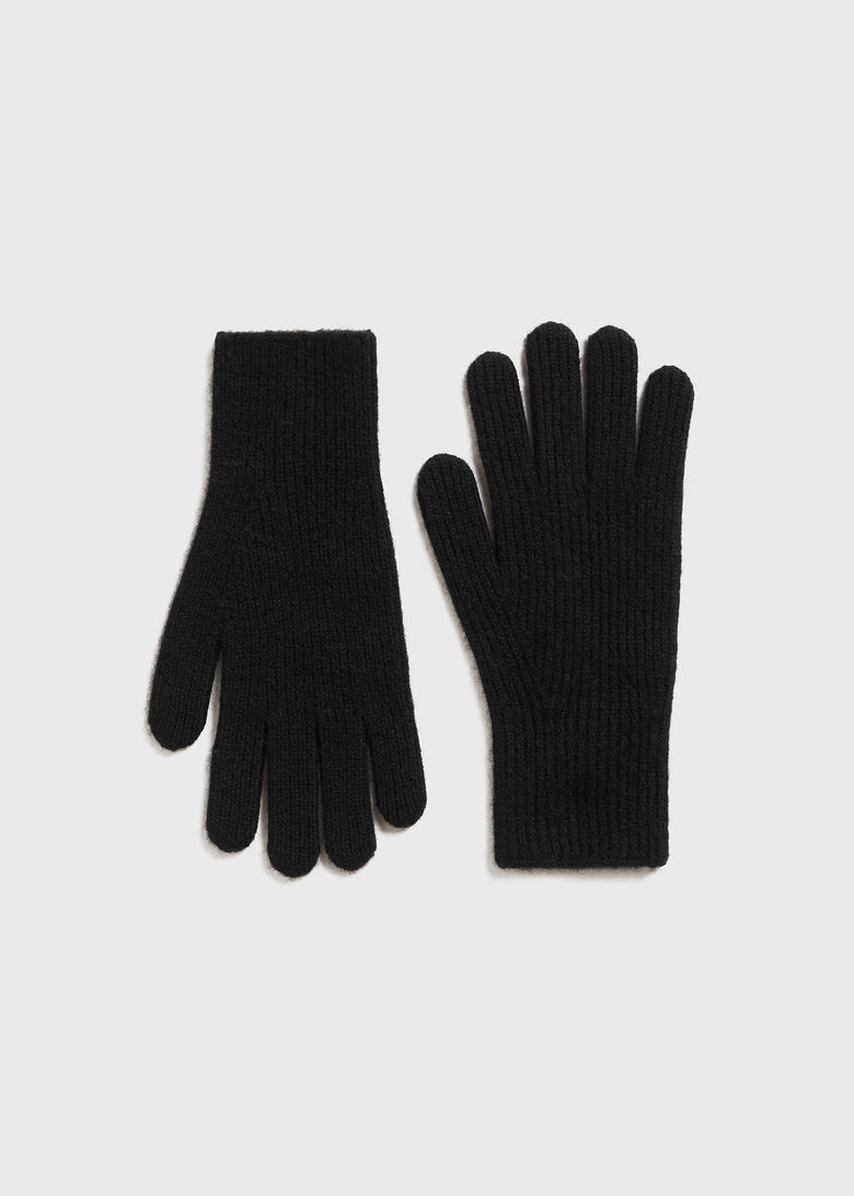 Cashmere gloves black