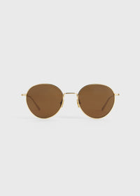 The Rounds sunglasses gold