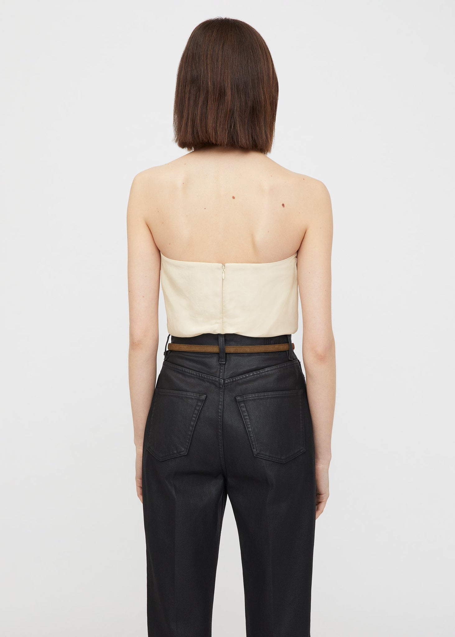 Moulage tube top off-white – TOTEME