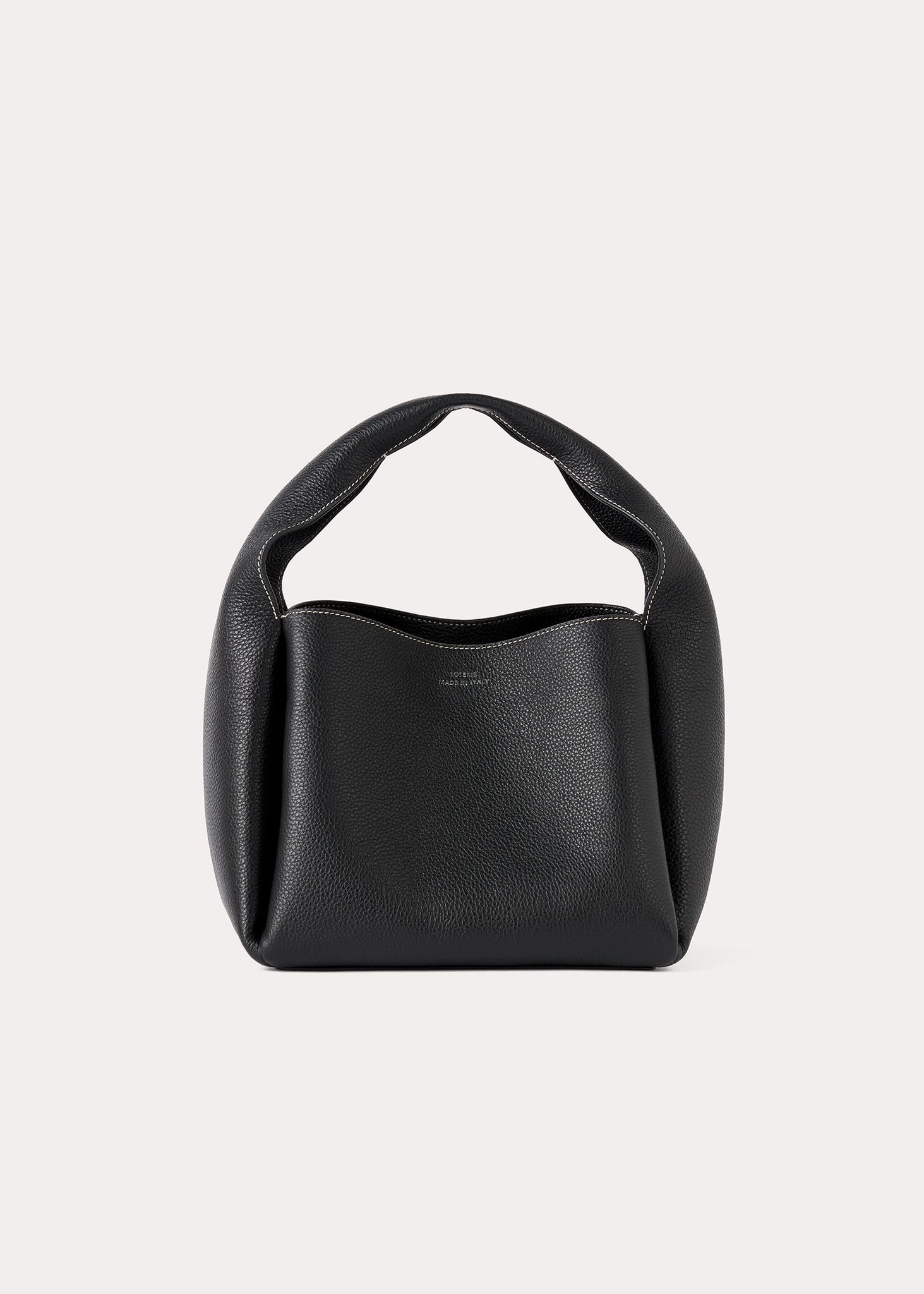 Bucket bag black grain – TOTEME