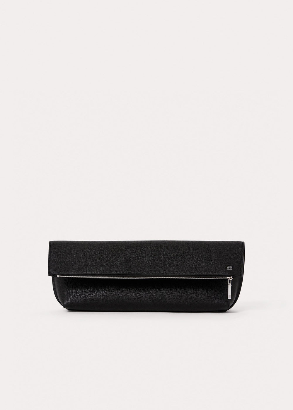 Large leather pouch black – TOTEME