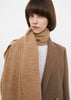 Classic wool scarf camel mouliné