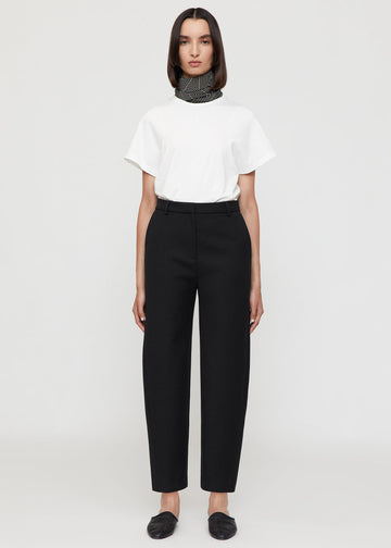 Twisted seam cotton wool trousers – TOTEME